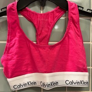 Calvin Klein pink bra